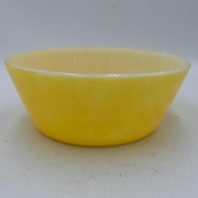 Small yellow bowl