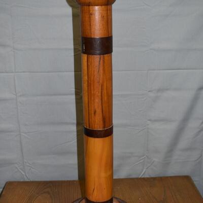 Wooden ashtray holder