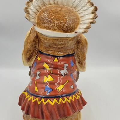 Appletree Designs Native American Dog Cookie Jar