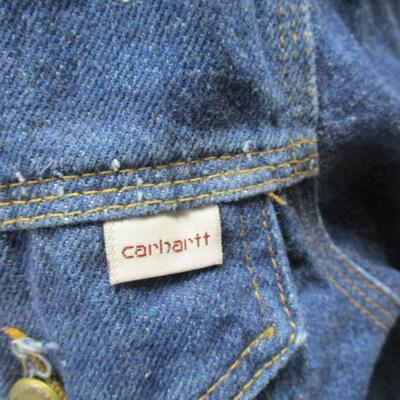 Carhartt Jean Jacket 19 Inches Arm Pit To Arm Pit