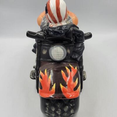 Popular Creations Motorcycle Cookie Jar
