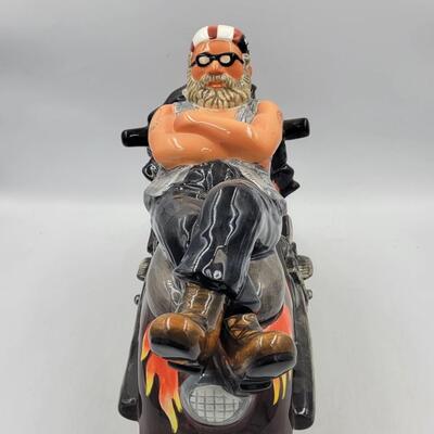 Popular Creations Motorcycle Cookie Jar