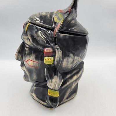 Native American Cookie Jar