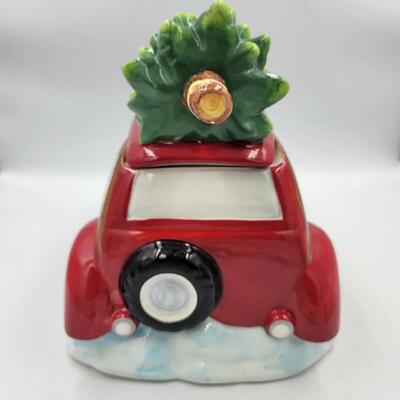 Woody Station Wagon with Christmas Tree