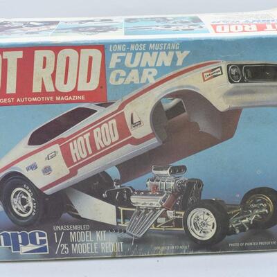 Hot Rod Funny car model