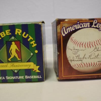 2 baseballs
