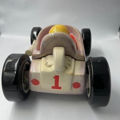 CocaCola Race Car Cookie Jar