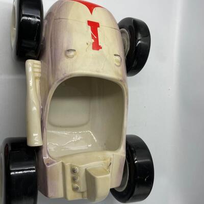 CocaCola Race Car Cookie Jar