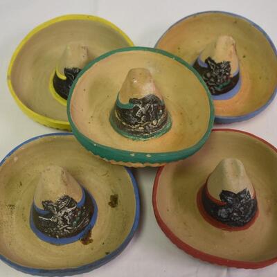 5 Small sombero hats