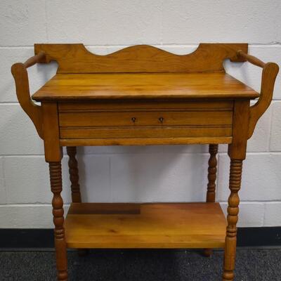 Vintage Wash Stand Commode Table