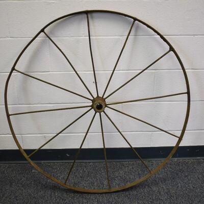 Metal Wagon Wheel