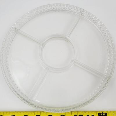 VINTAGE CLEAR GLASS DISH BUNDLE