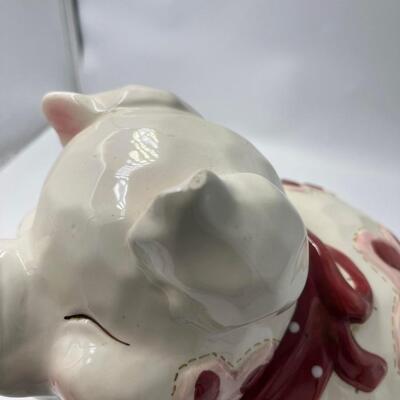 Pig and Bumble Bee Cookie Jar