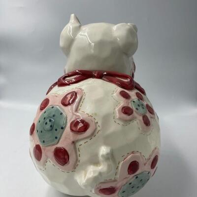 Pig and Bumble Bee Cookie Jar