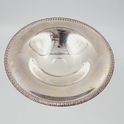 UNAMED SILVERPLATE CANDY OR JUNK HOLDER