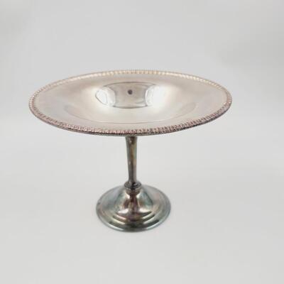 UNAMED SILVERPLATE CANDY OR JUNK HOLDER