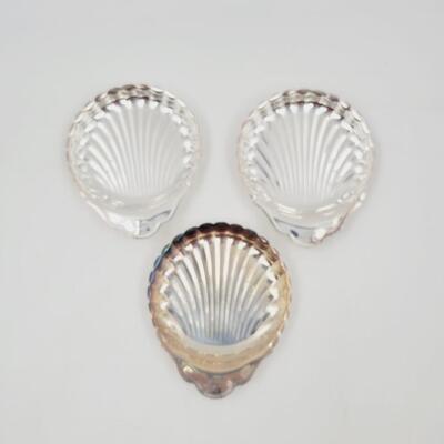 MULTI BRANDED SILVER PLATE SHELL DECOR