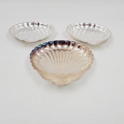 MULTI BRANDED SILVER PLATE SHELL DECOR