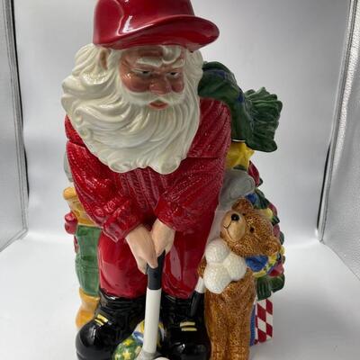 Home for the Holidays Golfing Santa