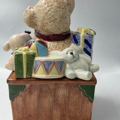 Teddy Bear Toybox Cookie Jar