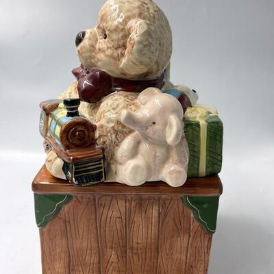 Teddy Bear Toybox Cookie Jar