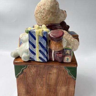 Teddy Bear Toybox Cookie Jar