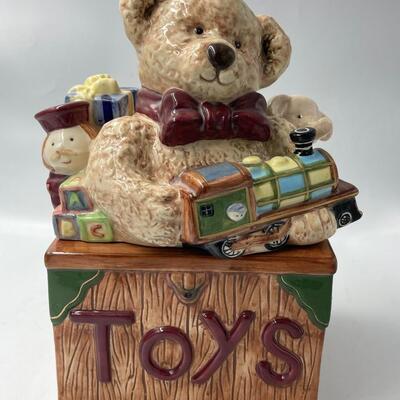 Teddy Bear Toybox Cookie Jar