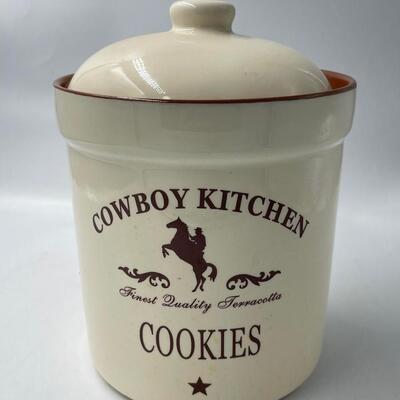Cowboy Kitchen Cookie Jar