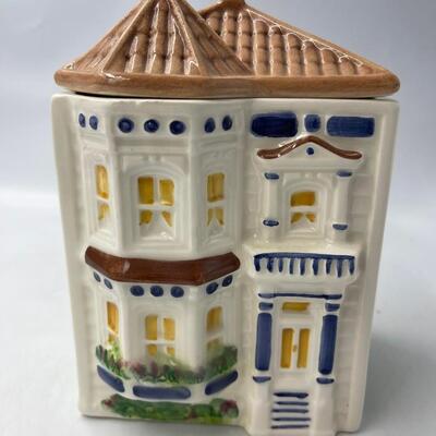 Avon Townhouse Cookie Jar