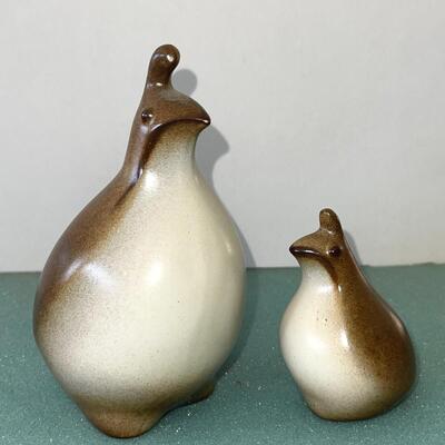 AA  HOWARD PIERCE QUAILS MID CENTURY MODERN POTTERY