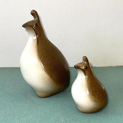 AA  HOWARD PIERCE QUAILS MID CENTURY MODERN POTTERY