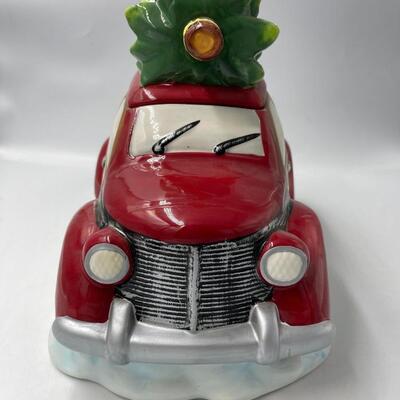 Woody Station Wagon with Christmas Tree