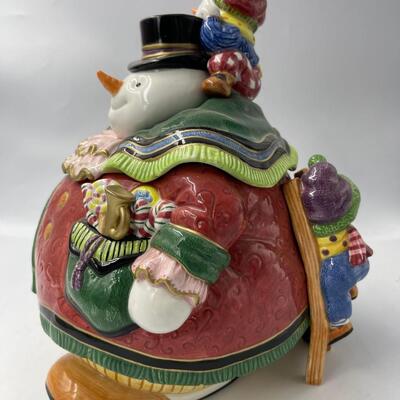 Fitz & Floyd Christmas Cookie Jar