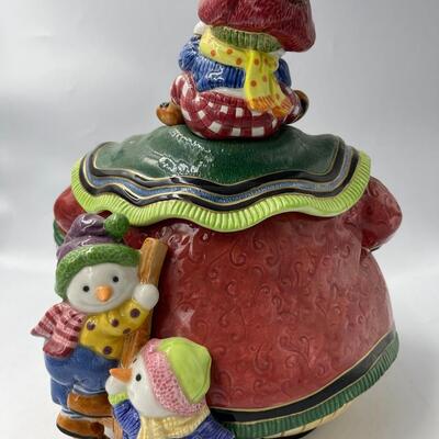 Fitz & Floyd Christmas Cookie Jar