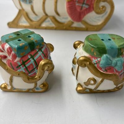 Allure Christmas Sleigh Cookie Jar