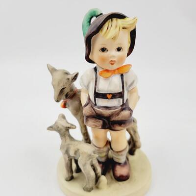 VINTAGE W.GOEBEL GOAT HERDER BOY FIGURINES