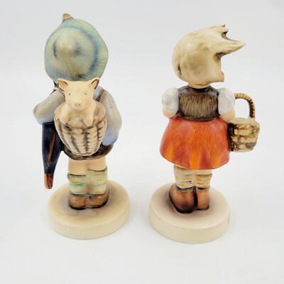 VINTAGE PAIR OF CHIPPED GOEBEL FIGURINES