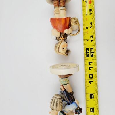 VINTAGE PAIR OF CHIPPED GOEBEL FIGURINES