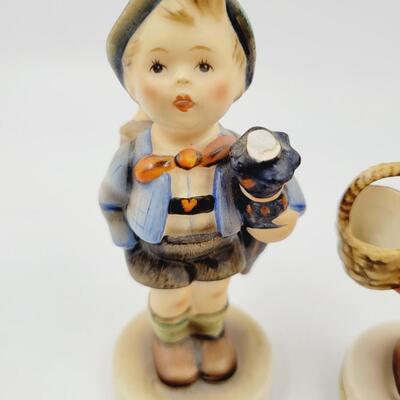 VINTAGE PAIR OF CHIPPED GOEBEL FIGURINES