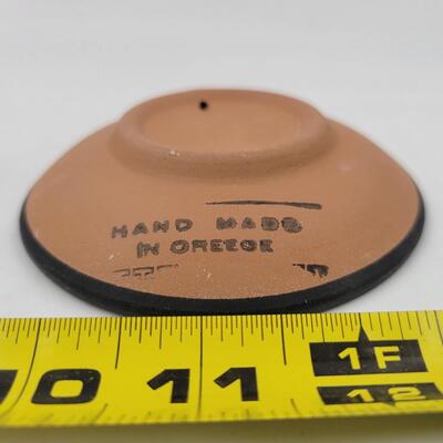 HANDMADE GREECE WITH GREEK GODDESS SAUCER