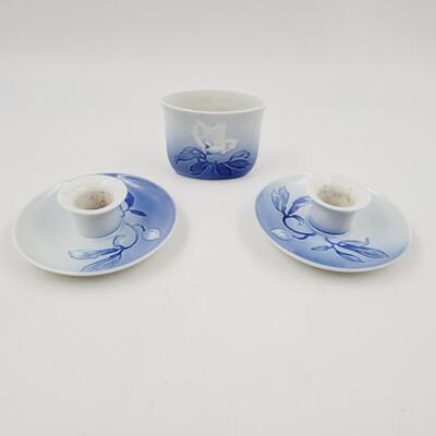 3 PC COPENHAGEN PORCELAIN- MADE IN DENMARK SET