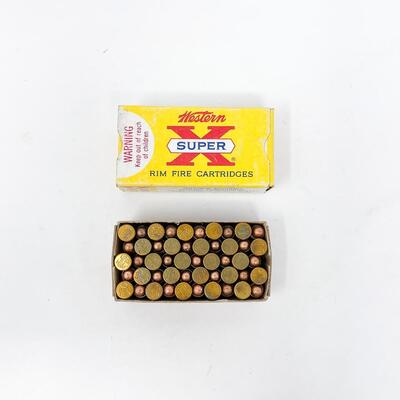 WESTERN SUPER X 22 RIM FIRE CARTRIDGES #2