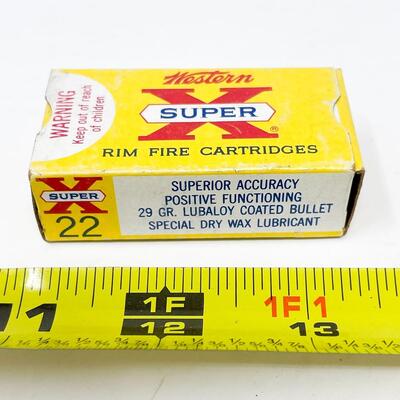 WESTERN SUPER X 22 RIM FIRE CARTRIDGES #2