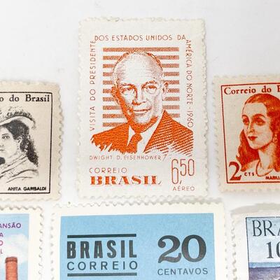 VINTAGE BRAZILIAN STAMPS LOT