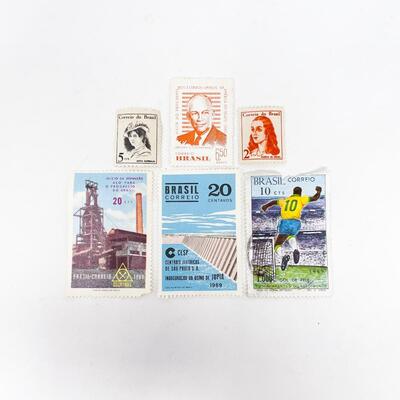 VINTAGE BRAZILIAN STAMPS LOT