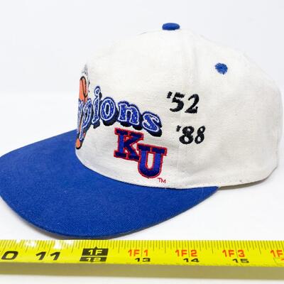 1988 KU CHAMPIONSHIP BALL CAP - KANSAS JAYHAWKS