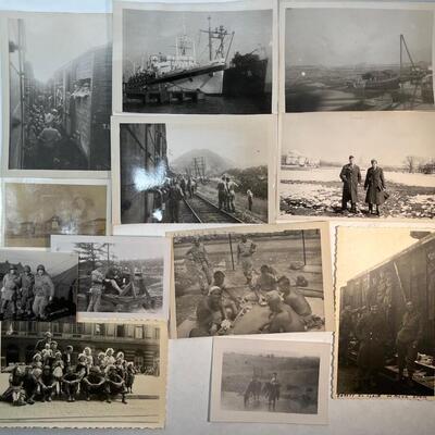 WW2 Military Photograph lot (Prisoners of War)
