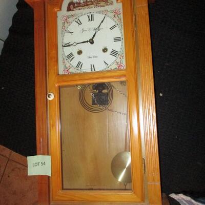 James C Huntington Strike Chime Clock