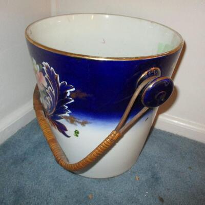 Hand Painted Ash Pail