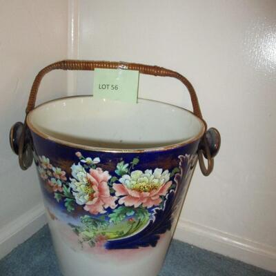 Hand Painted Ash Pail